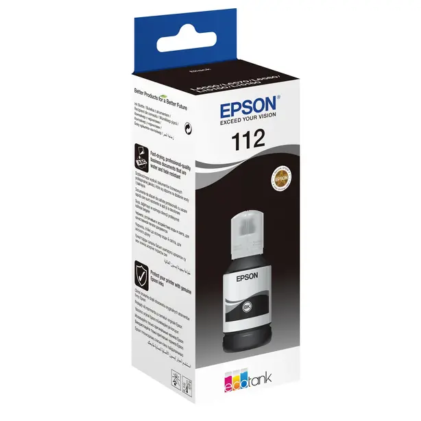 Контейнер з чорнилом EPSON L1550 Black 112 (C13T06C14A). Фото 2