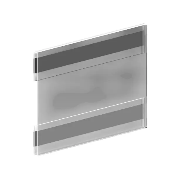 Цінник 100 x 70 x 0.8 мм. 06-143-PVC-08-clear (176380)