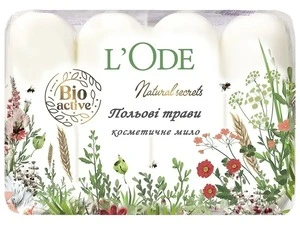 Мило тверде туалетне ТМ  L`oDA  польові квіти 4шт 240г (605314)