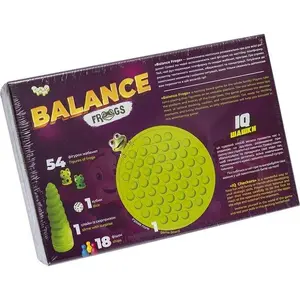 Гра Danko Toys 3в1 велика "Balance Frogs" + IQ шашки Українською (BalF-01). Фото 2