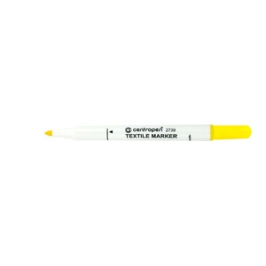 Маркер спеціальний Centropen Textile жовтий 2 мм круглий (2739/05)