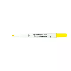 Маркер спеціальний Centropen Textile жовтий 2 мм круглий (2739/05)