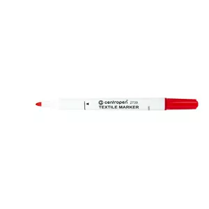 Маркер спеціальний Centropen Textile червоний 2 мм круглий (2739/02)