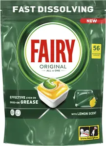 Капсули для миття посуду Fairy Original в посудомийних машинах 56 шт (237352). Фото 2
