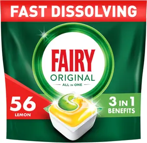 Капсули для миття посуду Fairy Original в посудомийних машинах 56 шт (237352)