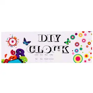 Акрилові дзеркальні настінні 3D годинники DIY CLOCK від 50 до 120см Black (9020-007). Фото 2