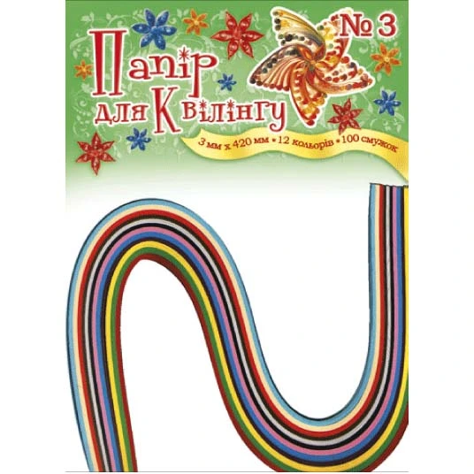 Набір смужок для квілінгу №9 4 кольори (УП-59)