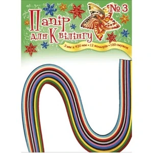 Набір смужок для квілінгу №9 4 кольори (УП-59)