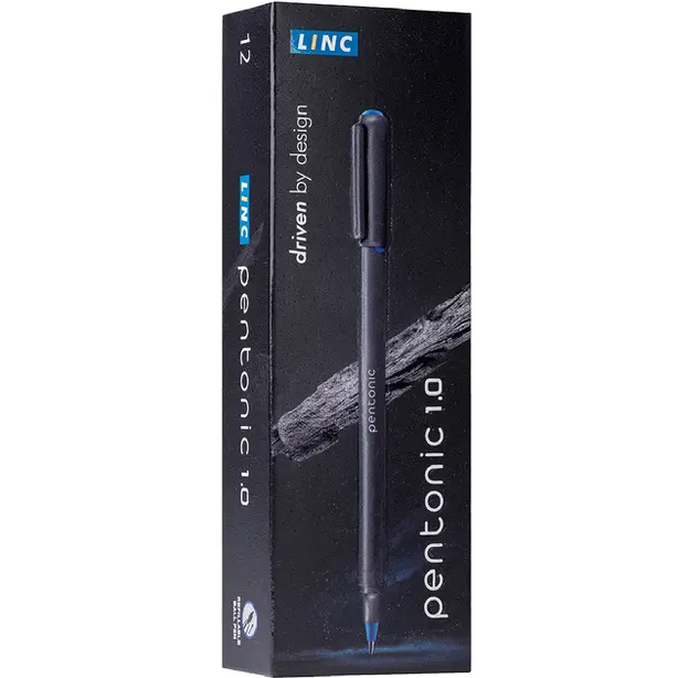 Ручка кульково масляна  "Pentonic Cоlours LINC" чорнило синє 07 мм (412272). Фото 4