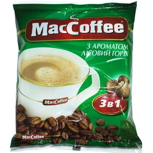 Кавовий напій MacCoffee з ароматом лісовий горіх 18г х 20шт. (109864). Фото 2