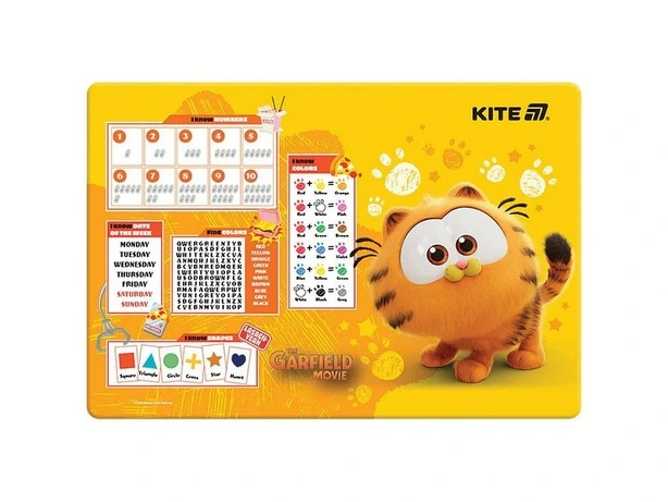 Підкладка настільна KITE Garfield  42,5x29см (GF25-207)