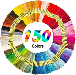 Набір з 150 ниток Муліне преміум Lovimag для вишивки хрестиком (150-MuL)