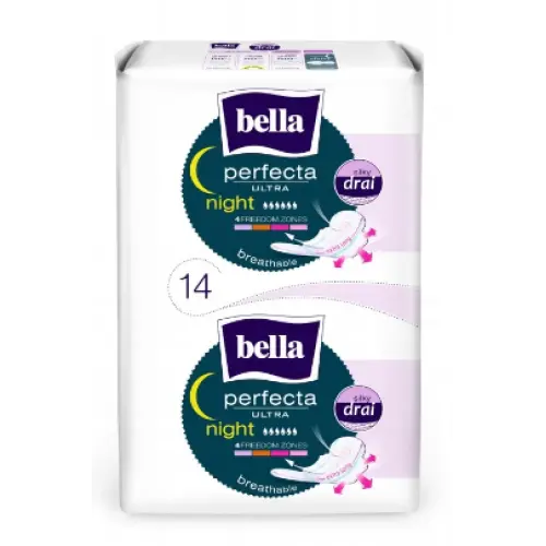Гігієнічні прокладки BELLA Perfecta Ultra Night silky drai 14 шт ( 306106)