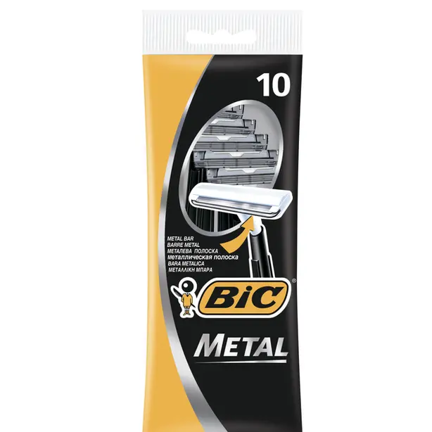 Набір бритв без змінних катриджів BIC Metal 10 шт. (636481)