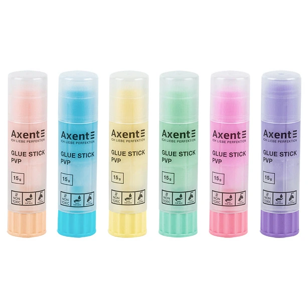 Клей-олівець Axent Pastelini15 г PVP (7142-A)