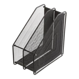 Лоток вертикальний Buromax чорний метал на 2 відділення 310x295x160мм (BM.6263-01)