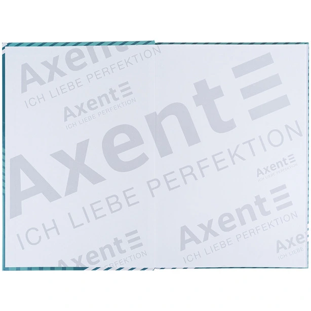 Зошит офісний Axent Lines А496арк.клітинка тверда палітурка зелена  (8422-582-A). Фото 3