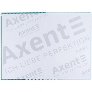 Зошит офісний Axent Lines А496арк.клітинка тверда палітурка зелена  (8422-582-A). Фото 3