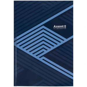 Зошит офісний Axent Lines А496арк.клітинка тверда палітурка синя (8422-581-A). Фото 5
