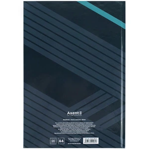 Зошит офісний Axent Lines А496арк.клітинка тверда палітурка сіра (8422-580-A). Фото 5