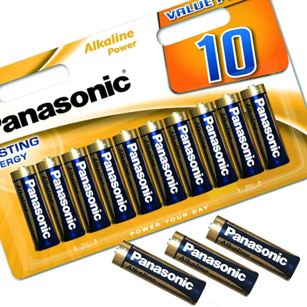 Батарейка Panasonic ALKALINE General LR6 10шт/уп  (063674). Фото 3