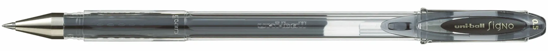 Ручка гелева Uni uni-ball Signo чорнило чорне 0.7 мм пластик (UM-120.Black)