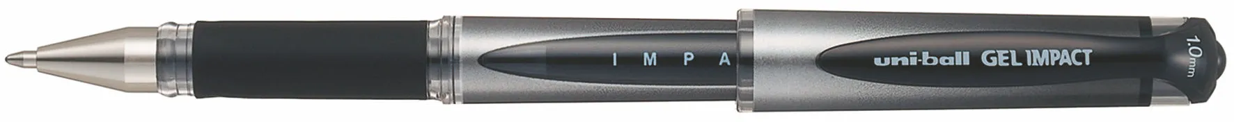 Ручка гелева Uni uni-ball GEL IMPACT чорнило чорне 1.0 мм пластик (UM-153S.Black)