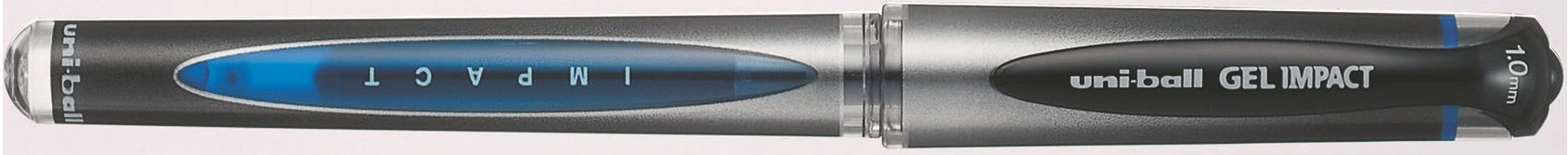 Ручка гелева Uni uni-ball GEL IMPACT чорнило синє 1.0 мм пластик (UM-153S.Blue)
