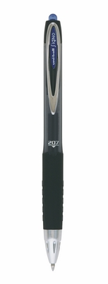 Ручка гелева автоматична Uni uni-ball Signo 207 чорнило синє 0.5 мм пластик (UMN-207.(05).Blue)