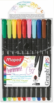 Лінер Maped GRAPH PEPS чорнило синє 0.4 мм пластик (MP.749120)