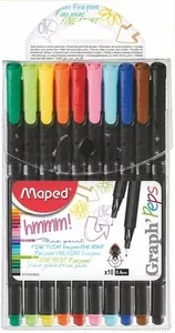 Лінер Maped GRAPH PEPS чорнило синє 0.4 мм пластик (MP.749120)