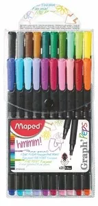 Лінер набір Maped PEPS GRAPH чорнило синє 0.4 мм пластик (MP.749150)