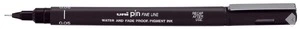 Лінер Uni PiN fine line чорнило чорне 0.05 мм пластик (PIN005-200.Black)