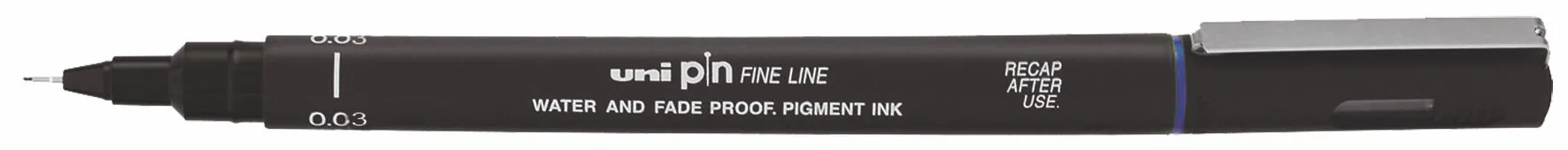 Лінер Uni PiN fine line чорнило синє 0.3 мм пластик (PIN03-200.Blue)