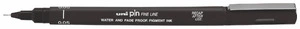 Лінер Uni PiN fine line чорнило чорне 0.5 мм пластик (PIN05-200.Black)