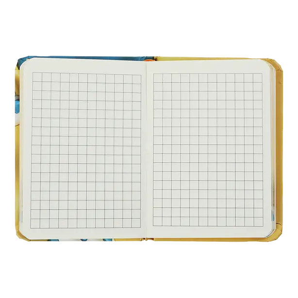 Зошит офісний Buromax  Gradeient А7 80 арк. клітинка тверда палітурка синя (BM.257104-02). Фото 3