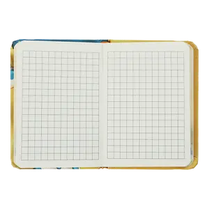 Зошит офісний Buromax Gradeient А7 80 арк. клітинка тверда палітурка синя (BM.257104-02). Фото 3