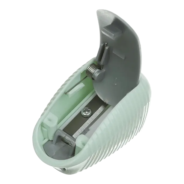 Чинка Buromax Pastel з контейнером на 1 отвір ручна колір асорті (BM.4759). Фото 3