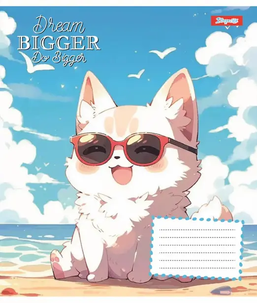 Зошит шкільний 1 Вересня  Dream bigger 24арк лінія м'яка політурка (767026). Фото 4