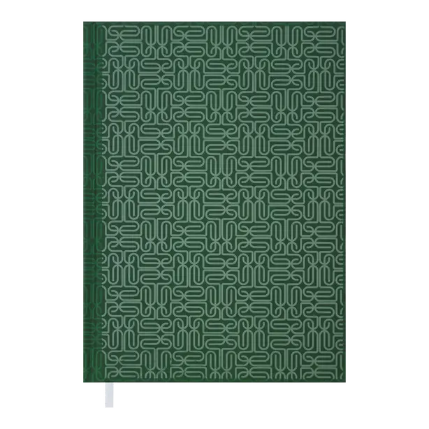 Щоденник недатований Velvet A5 288 стор зелений (BM.2025-04)