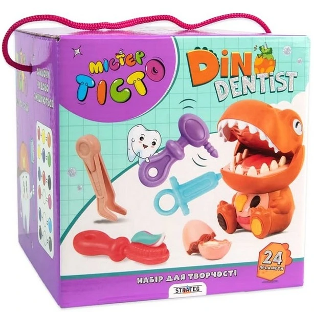 Набір для ліпки  Dino Dentist (03677)