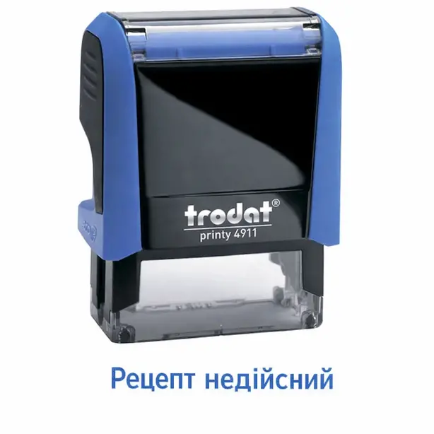 Оснастка до штампу Trodat  "Рецепт недійсний" 38x14 мм. (4911Р)
