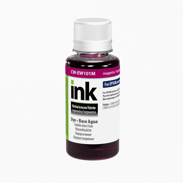 Контейнер з чорнилом EPSON L110 Magenta 100г Color Way (CW-EW101M01)                                                                                 . Фото 2