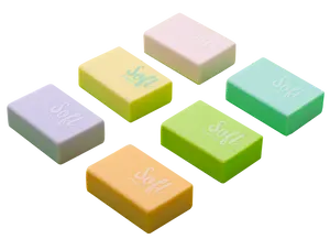 Гумка Buromax Pastel 29х20х10мм стирає олівець асорті (BM.1128). Фото 2