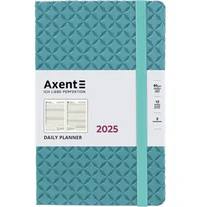 Щоденник датований Axent  145х210 100 арк. тверда палітурка бірюзова (8822-04-А). Фото 2