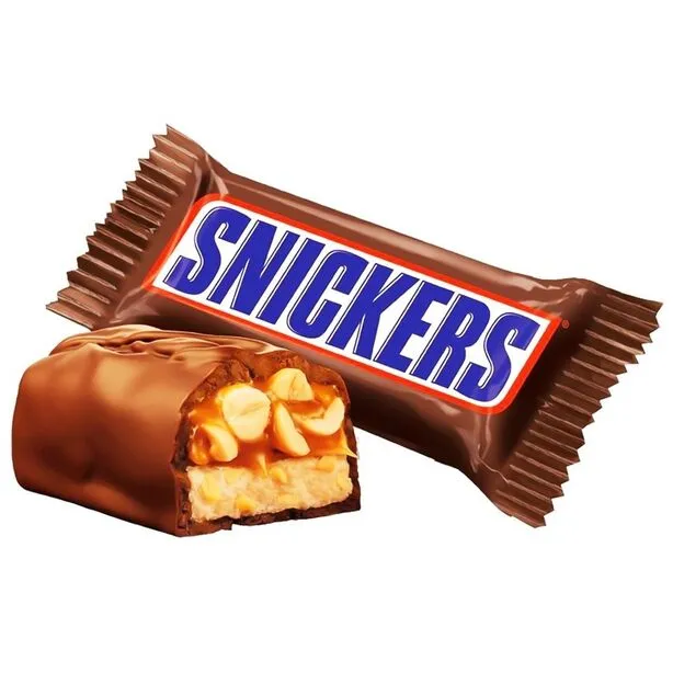 Цукерки шоколадні SNICKERS вагові (559294). Фото 3