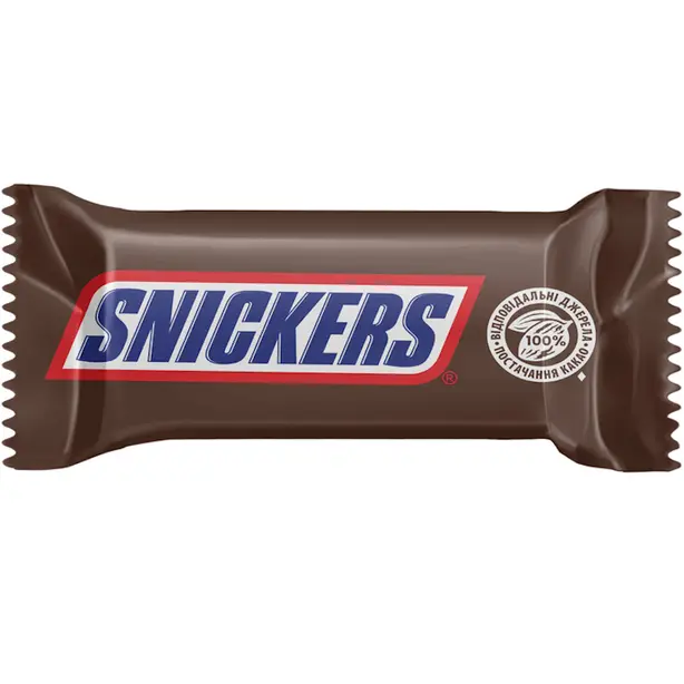 Цукерки шоколадні SNICKERS вагові (559294)