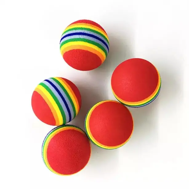 М'яч для тварин в наборі 4 шт/ уп Rainbow M Multicolor ( 474791). Фото 2