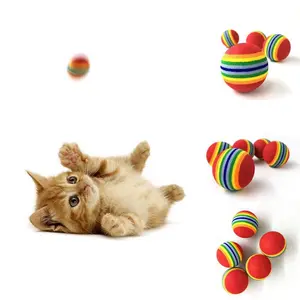 М'яч для тварин в наборі 4 шт/ уп Rainbow M Multicolor ( 474791). Фото 3