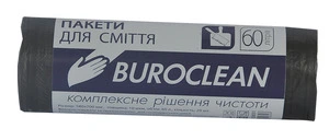 Пакети для сміття Buroclean 240 л 10 шт міцний синій (10200062)